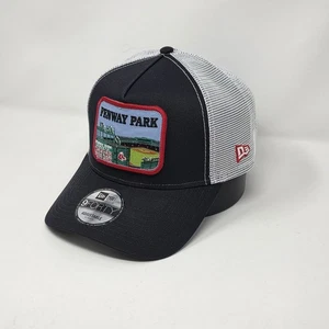 New Era 9FORTY Boston Red Sox Fenway Patch A-Frame Trucker Snapback Mütze Cap Blau - Bild 1 von 7