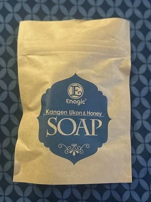 Enagic Ukon & Honey Soap -All Natural Turmeric Bar, Face and Body,Made in Japan - Image 1 of 2