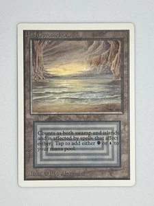 MTG UNDERGROUND SEA Unlimited Edition Regular MT+ Rare Magic The Gathering - Picture 1 of 11