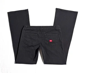 Women's Dickies Bootcut Jeans Black Size 9 - Picture 1 of 9
