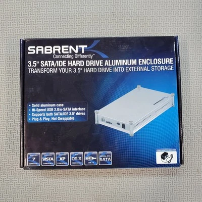 Sabrent 3.5" SATA/IDE Hard Drive Case ECS-STU35 - Image 1 of 4