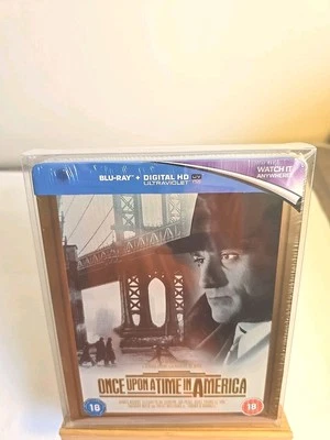 ONCE UPON  A TIME IN AMERICA BLU-RAY  STEELBOOK,PLUS  BRAND NEW  PROTECTOR  CASE - Image 1 of 4