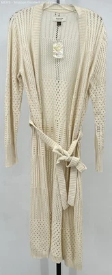 Cardigã suéter feminino Sonoma bege malha estilo vida Sonoma GG - Imagem 1 de 4