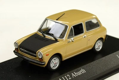 Autobianchi A112 Abarth Bj. 1972-1977, Beige, Minichamps-Modell Im M.1:43 , Ovp - Immagine 1 di 4