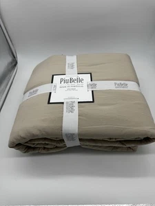 Piu Belle Tan King Quilt 102”x93” New with Tags - Picture 1 of 3