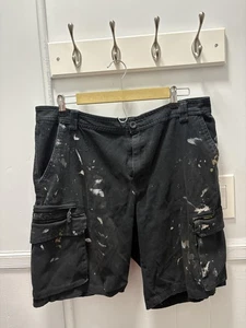 Stanley Shorts Herren 34 schwarz Cargo Arbeit Utility Maler Zimmermann Stretch Baumwolle - Bild 1 von 9