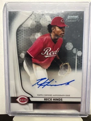 2020 Bowman Sterling - Prospect Autographs Rece Hinds #BSPA-RH (AU, RC) - Image 1 of 2