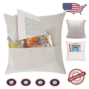 Geometric Pattern Pocket Pillow Covers - 10 Pack 17.72" Sublimation Blanks - Picture 1 of 11