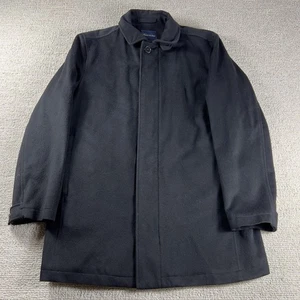 Brooks Brothers Single Breasted Pea Coat Black Men’s Size Medium - Picture 1 of 8
