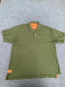 ORVIS Sz XL Green Mens Heavy Cotton Polo Sport Shirt Fishing Golf - Picture 1 of 10