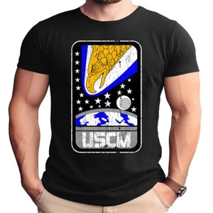 Camiseta USCM Colonial Marines Águila Logotipo Adulto Envejecido - Imagen 1 de 6
