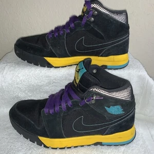 Nike Air Jordan 1 Trek Black Gamma Blue Varsity Maize 616344-089 Men Size 10.5 - Picture 1 of 24