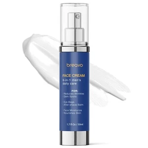 6 in 1 Mens Face Moisturizer: Face Cream for Men - Mens Face Moisturizer-Eye Bag - Picture 1 of 7