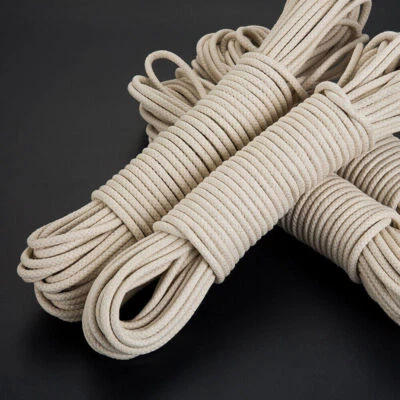 UKTRADEIN Cotton Wick Burner For Oil Kerosene Alcohol Lamp Torch Wine Bottle Braided Rope