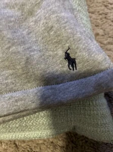 NWT- Ralph Lauren Boys Polo Shorts Heather Gray ~Size 8 Blue Logo - Picture 1 of 5