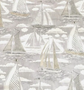 Sanderson - Matrose in Möwe, Reste 1,8 m, 2 m, 2,6 m - perfekter atemberaubender Stoff - Bild 1 von 2