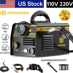 Soldador HZXVOGEN MIG 110V220V sin gas MIG/Lift TIG/Stick herramienta de soldadura y antorcha TIG - Imagen 1 de 12