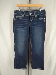 Silver Jeans Suki Mid Capri Tag Size 31 x 22.5 - Picture 1 of 10
