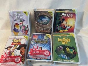 2000 Disney Video Showcase McDonalds Happy Meal Toys Complete Set of 6 NIP - Picture 1 of 1