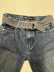 Jean Station Boy’s Size 12 Jeans With Belt - Picture 1 of 7