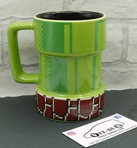 Super Mario Bros Style Warp Pipe Mug NEW Gamer Dad Gift Retro Video Game NES - Picture 1 of 1