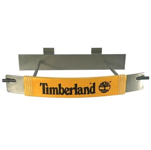 Stahl Lamellenwand Schuhhalter gebraucht m. Lederornamente für Vitrinenregal(e) - Bild 1 von 5