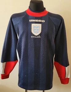 England 1997 - 1998 Goalkeeper football Umbro long sleeve jersey size 2XL - Picture 1 of 5