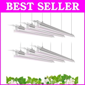 6-Pack 4FT LED Indoor Plant Grow Lights with Easy Installation & High Efficiency - Picture 1 of 11