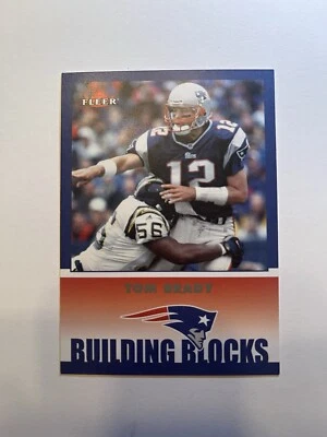 2002 Fleer Tradition - Building Blocks #256 Tom Brady - Image 1 of 2