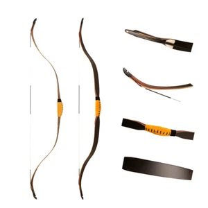 AF Archery Turkish Bow Black and Bubinga Laminated Recurve Bow Horse Bow Hunting - Picture 1 of 7