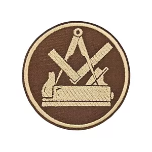 Stick-Aufnäher Patch Zunft Emblem Wappen TISCHLER Ø 9cm - Bild 1 von 1