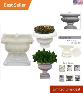 Planter Mold,Large Concrete Planter Mold for Flower Pot Making,10 * 10 * 10 I... - Picture 1 of 7