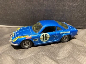 1/43 SOLIDO #18 ALPINE 1600 BERLINETTE TOUR DE FRANCE BLUE - Picture 1 of 6