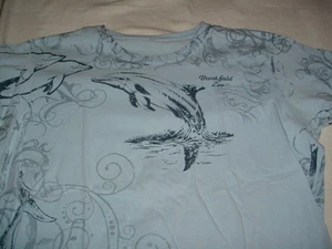 Brookfield Zoo-Dolphin Light Blue-T Shirt-M - Picture 1 of 2