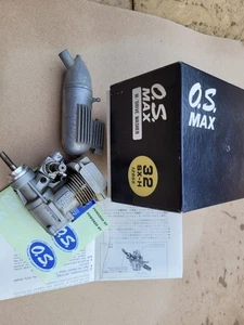 OS Max 32 SXH nitro heli engine with muffler concept 30 hirobo shuttle - Picture 1 of 4