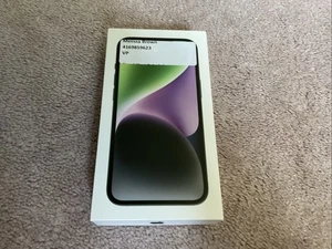 Apple iPhone 14 Violet Profond 128 Go Boîte Vide Avec Autocollant Et Manuel Uniquement - Photo 1 sur 3
