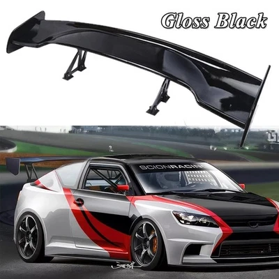 For Scion TC 2005-2016 46" Rear Spoiler Racing GT Wing Adjustable Gloss Black Foto 1 de 4