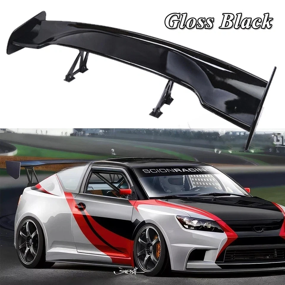 For Scion TC 2005-2016 46" Rear Spoiler Racing GT Wing Adjustable Gloss Black Foto 1 de 4