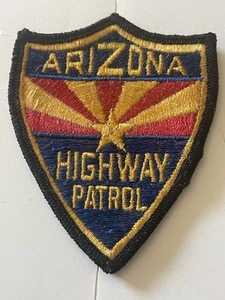 Arizona Highway Patrol Patch Vintage Police Obsolete Law Enforcement - Picture 1 of 9