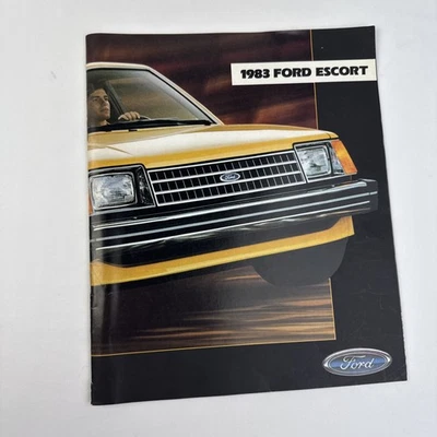 Ford Escort L GL GLX GT 1983 de colección concesionario folleto de ventas revista ilustrado Foto 1 de 4