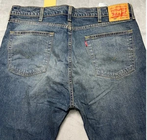 Levis 505 Regular Fit Jeans Classic Medium Wash Denim Herren Größe 40x32 - Bild 1 von 6
