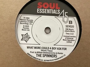 DEMO - WAS KÖNNTE EIN JUNGE MEHR VERLANGEN - DIE SPINNER (SOUL ESSENTIALS) - Bild 1 von 2