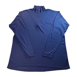 Vintage Y2K Patagonia XXL Blue Capilene 1/4 Zip Long Sleeve MEN - Picture 1 of 8