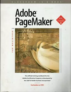 ITHistory (1995) BOOK "Adobe Pagemaker Classroom In A Book Mac V6 With CD - Picture 1 of 3