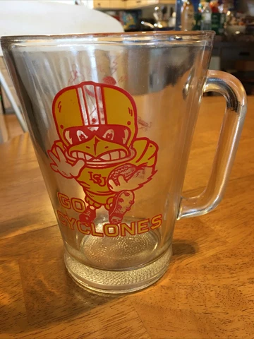 Ames Iowa State Cyclones Huge Mug Vintage Football ISU Rock And Roll Club Cover