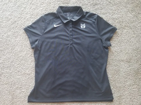 Nike Dri Fit Polo Shirt Minnesota Lynx Womens 2XL XXL Dark Gray WNBA Basketball Cover