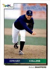 1996 Beloit Snappers Team Issue 10 Edward Collins Union New Jersey Baseball Card
