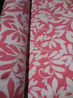 BTY Country Cottage Chic Pink & White Floral Butterfly Bird BIRDSONG Fabric