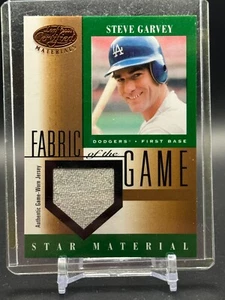 2001 Steve Garvey Donruss Fabric of the Game # FG-82 Dodgers - Picture 1 of 2