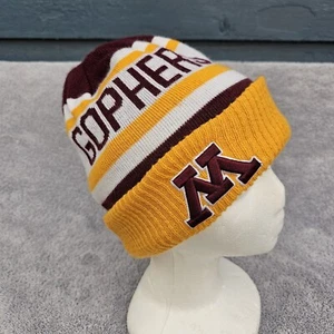 Minnesota Gophers Branie Hat New Era OSFM Yellow NCAA Football Stocking Cap - Picture 1 of 22